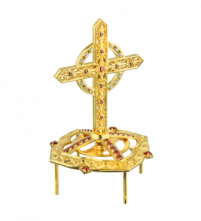 Крест на митру латунный в позолоте 46,99