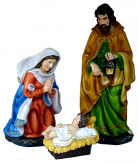 РІЗДВЯНИЙ  ВЕРТЕП  Йосип ↕52см Марія ↕36см Ісус ↕14см   Скульптура  ПолІмер