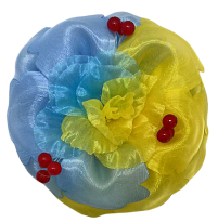 БАНТИК Жовто-блакитна квіточка з калиною
