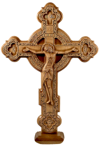 Крест Резной ольха (50 см) К