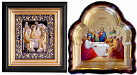 Вседержитель Двунадесяті свята Ікони ПИСАНІ з СЕРЕБРОМ і ПОЗОЛОТОЮ, ЮВЕЛИРНІ