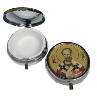 ШКАТУЛКА  ↕1,8см ↔5см Никель НИКОЛАЙ