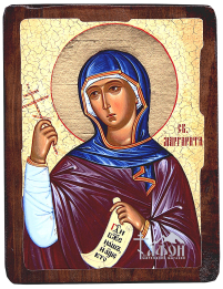 МАРГАРИТА   23/17см Дерево Літографія