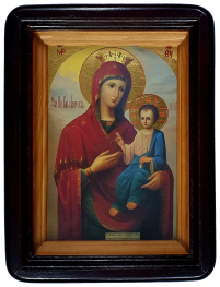 ИВЕРСКАЯ   ↕26см ↔19см  Дерево Фотопечать  Поталь Греция