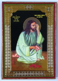 ПЛАЧ ИИСУСА ХРИСТА ОБ АБОРТАХ   ↕9см ↔6см   ДСП Литография 