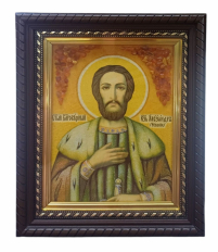 ОЛЕКСАНДР   ↕27см ↔22см Бурштин