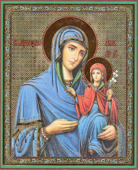 Літографія  18/15см  АННА ПРАВЕДНА  Церковнослов'янська мова