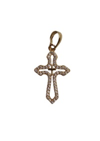 Хрестик НАТІЛЬНИЙ   ↕3 ↔1.5 см   Медичний сплав