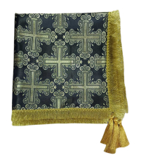 СКАТЕРТИНА   Чорна   ↕140см ↔140см   Парча 