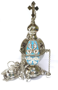 КАДИЛО   ↕61см ↑26см ↔9см   Нікель Емаль Україна 