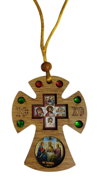 ПІДВІСКА хрест  ↕7см ↔5,2см Трійця