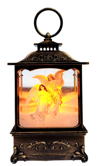 ВЕРТЕП Рожественский  ФОНАРЬ  ↕14см ↔8,5см↔4см  Пластмасса с подсветкой