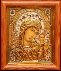 Пара Вседержитель Казанская   23/27см