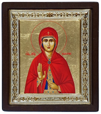 ВАЛЕРІЯ   ↕17см ↔15см МДФ Шовкографія Срібло Сусальне золото Емаль Греція