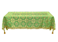 СКАТЕРТЬ   Зеленая   р1,50 /1,50 м   Парча