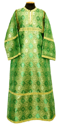 СТИХАРЬ   Зелений   д115см   Парча   