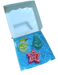 МЫЛО ручной работы "УКРАРЕШИЯ для ЕЛКИ" Набор 140 г.