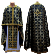 Облачення  Чорне Золото  58р/д145см   Парча 