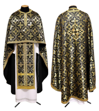 Облачення  Чорне  54р/д145см   Парча 