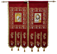 ХОРУГВИ   ↕90см ↔50см Оксамит Вишивка