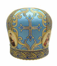 МИТРА   Голубая   Размер 55,5   Парча  