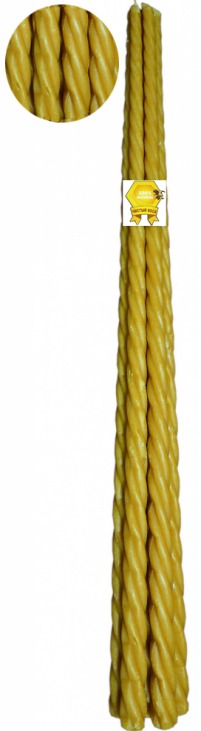 Свеча   БОГОСЛУЖЕБНАЯ   АРХИЕРЕЙСКАЯ   Воск Спральная   100%