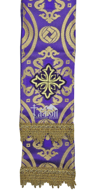 ЗАКЛАДКА для ЄВАНГЕЛІЄ Фіолетова 10/140см Парча 