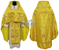 Облачение священника   Желтая 58р/д155см   Парча 