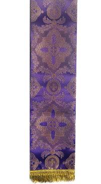 ЗАКЛАДКА для ЄВАНГЕЛІЄ Фіолетова 11,5/90см Парча 