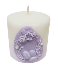 Свічка   ДЕКОРАТИВНА ПАСХАЛЬНА  ↕ 6см  Парафін 