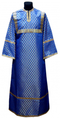 СТИХАРЬ   Синій   д130см   Парча   