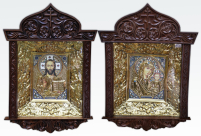 Пара Вседержитель Казанская  46/73см