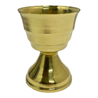 ЛАМПАДА  напрестольная   ↕10см Ø8см   Латунь Китай