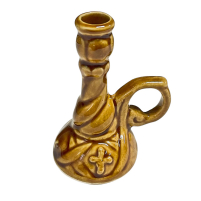 СВІЧНИК Коричневий В'юн ↕7см