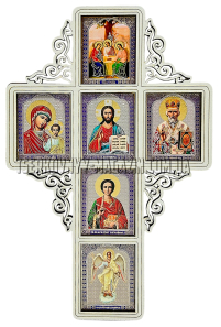 ХРЕСТ настінний ↕24см ↔16см ДВП Літографія 