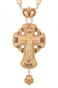 Крест НАПЕРСНЫЙ Иерейский   15/6.5см  Дерево   №1 