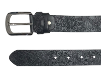 РЕМІНЬ ЖІНОЧИЙ   д111/ш3,7см   Шкіра Тиснення   90Псалом   М-ва.Богородиці   Арх. Михайлу