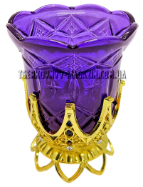 ЛАМПАДА  напрестольна   ↕10см Ø7,5см   Латунь Китай