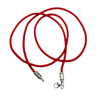 ШНУРОК Червоний 65см Товстий Карабін 