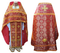 Облачення священника   Червоне 58р/д155см   Парча 