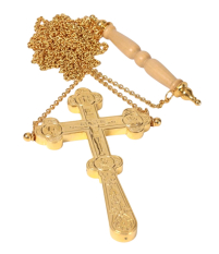 ХРЕСТ Водосвятний  ↕21см ↔14,5см Позолота