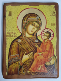 ТИХВІНСЬКА   ↕23см ↔17см   Дерево Літографія