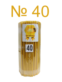 2кг Свічки   100%ВОСКОВІ   №40   Кількість - 200шт