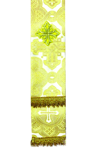 ЗАКЛАДКА для ЄВАНГЕЛІЄ Жовта 9,5/134см Парча 