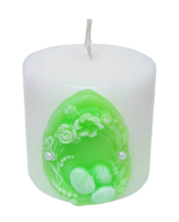 Свічка   ДЕКОРАТИВНА ПАСХАЛЬНА  ↕ 6см  Парафін 