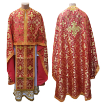 Облачення  Червоне   50р  ↕145см   Парча