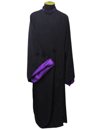 РЯСА чорна фіолетова 56р Мокрий шовк Атлас Вишивка Український орнамент