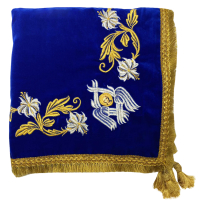 СКАТЕРТИНА   Синя   р1,50/1,50 м   Бархат