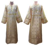 СТИХАРЬ   Білий (+золото)   р50  д150см Парча  