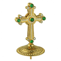 Крест на митру латунный в позолоте 59,02